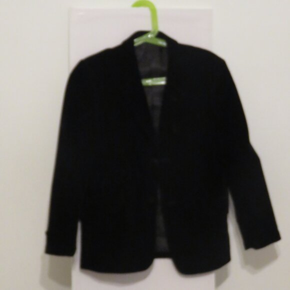 Used Armando Martillo Boys Black Velvet Blazer - Picture 1 of 4